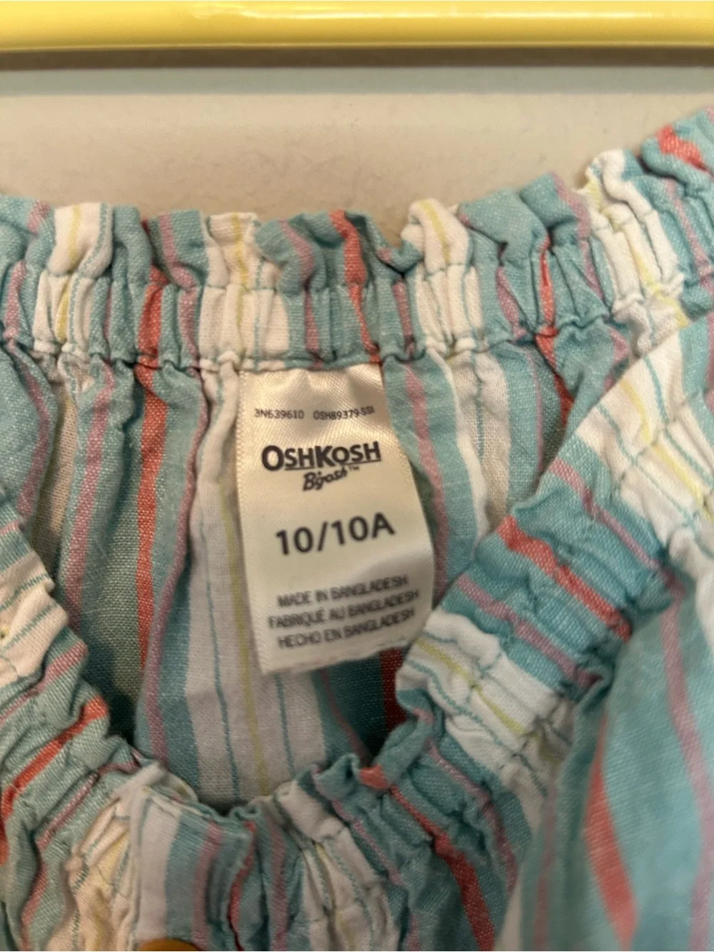 Oshkosh Girls' Striped Spaghetti-Strap Dress - Blue & White